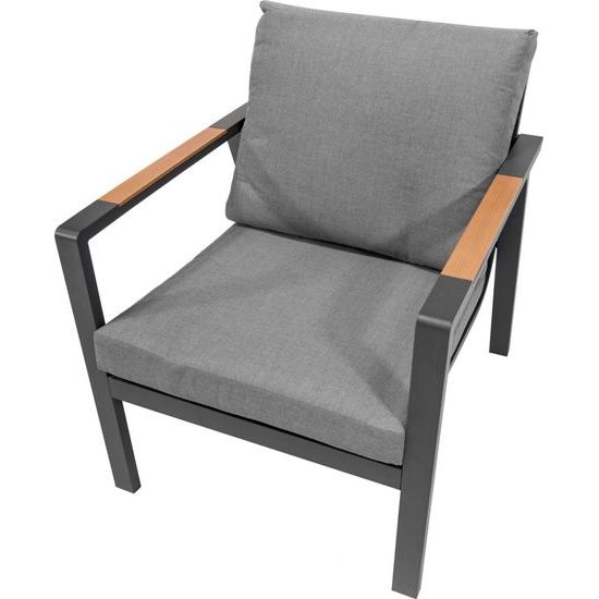 Hliníkový zahradní nábytek Pohovka + dvě křesla + stůl