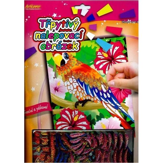 Třpytivý/zářivý nalepovací obrázek