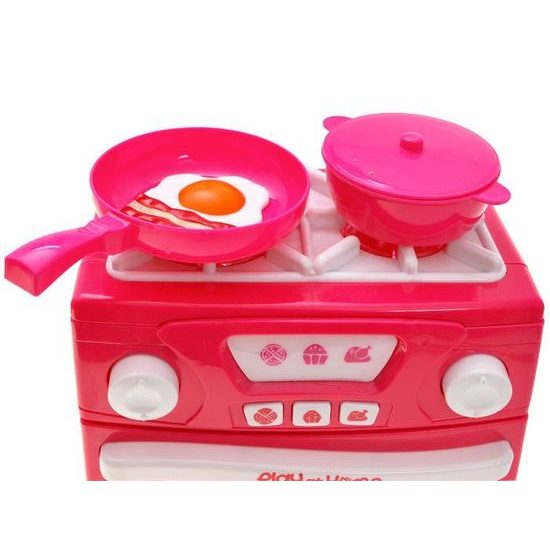 Majlo Toys dětská trouba se sporákem Pink Oven