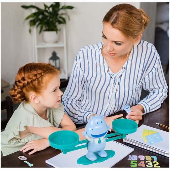 Náučná váha pre deti Balance Hipcio