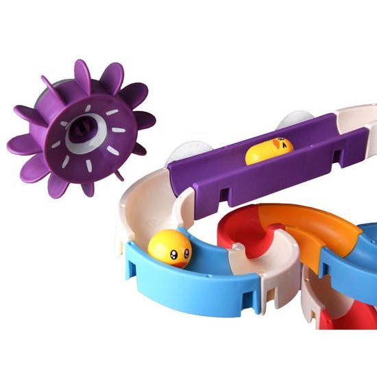 Dětská kuličková dráha do vany Kačenky 66 dílků