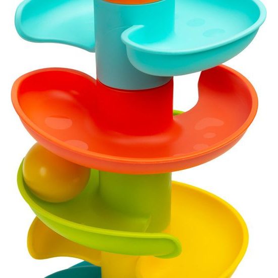 Edukační hračka - basketbalový tobogán se lvem