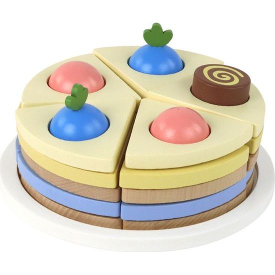 Dřevěný dort 8ks