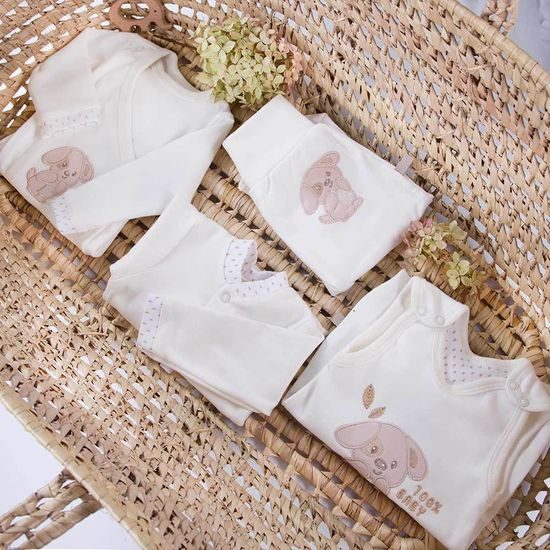 EEVI Polodupačky Newborn ecru 56 (0-3m)