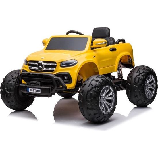 Dětské elektrické autíčko Mercedes DK-MT950 4x4 lakované žluté