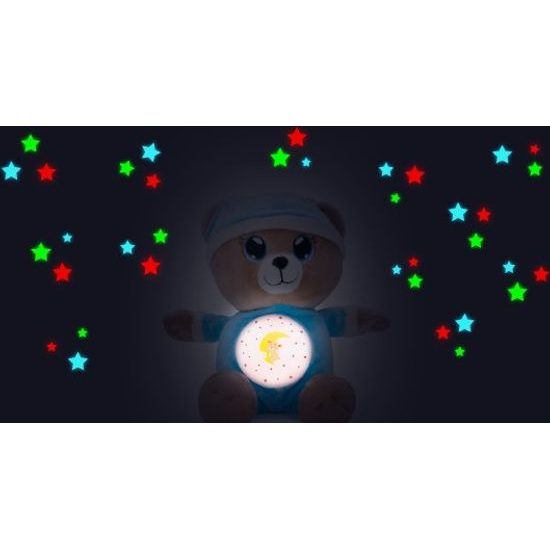 Medvídek Usínáček - modrý na baterie