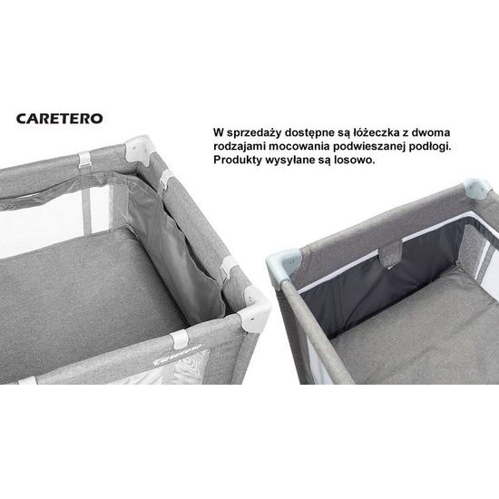Cestovní postýlka CARETERO Basic Plus 2017 grey