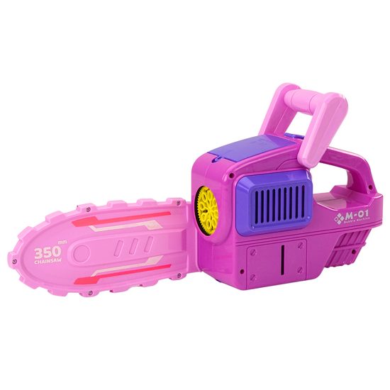 Detský bublifuk Motorová píla - ružový