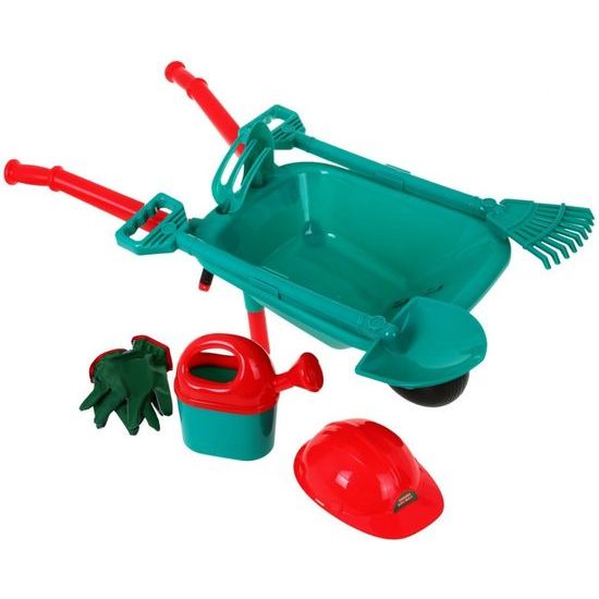 Majlo Toys sestava Malý zahradník s kolečky 18 součástí
