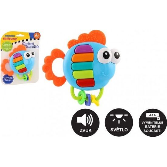 Chrastítko na baterie - rybička