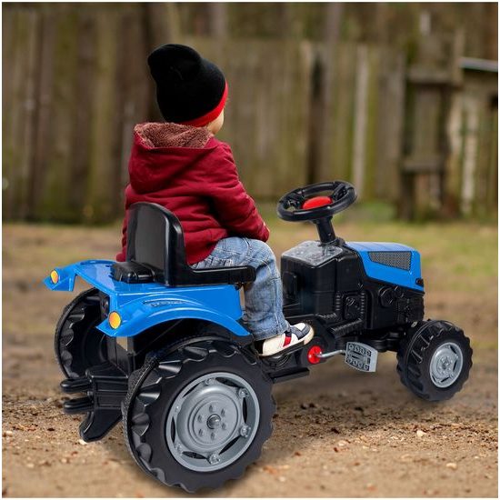 Dětský šlapací traktor Active Pedal modrý