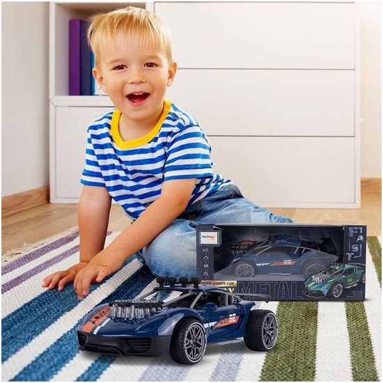 Závodní kovové auto na dálkové ovládání Fast Spirit 1:16