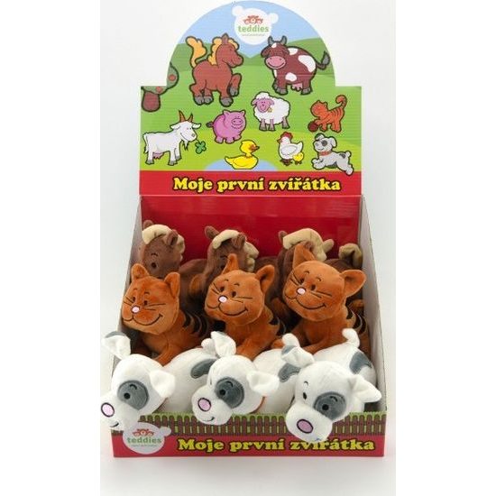 Zvířátko - Moje první zvířátka se zvukem - mix 3 druhy