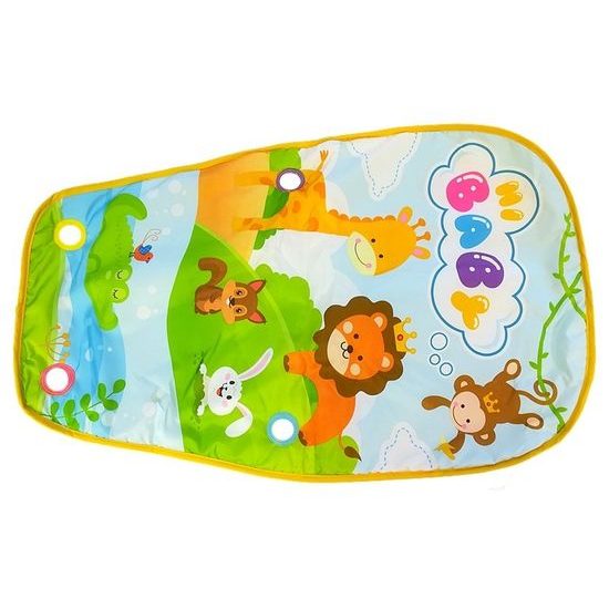 Haunger hrací deka s hrazdou a piankem Basic modrá