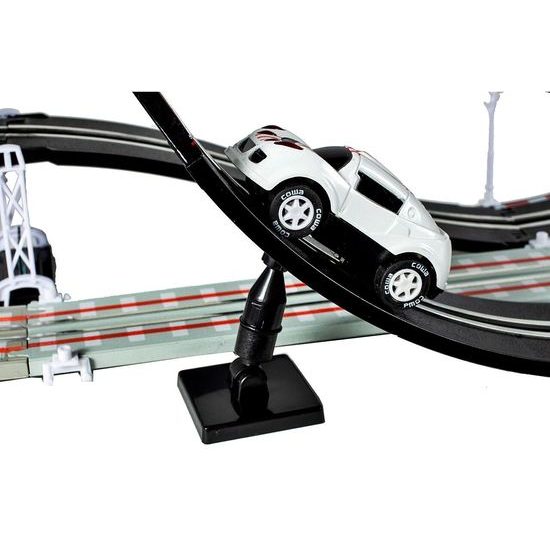 Dětská XXL vláčkodráha s autodráhou Speed Racing 600 cm