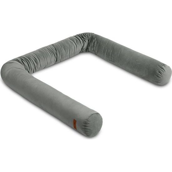 Ochranný mantinel do postýlky - váleček šedý