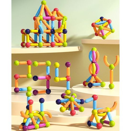 Magnetická stavebnice Magnet Sticks 66 dílků