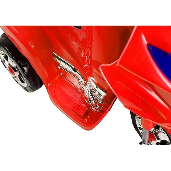 Dětská elektrická tříkolka Super Red