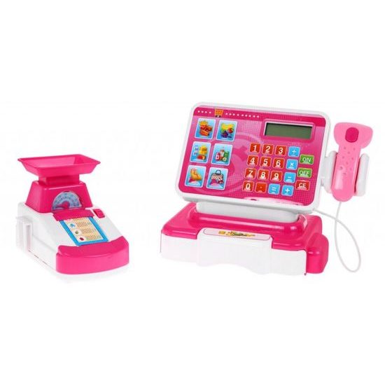 Majlo Toys dětská elektronická pokladna s váhou