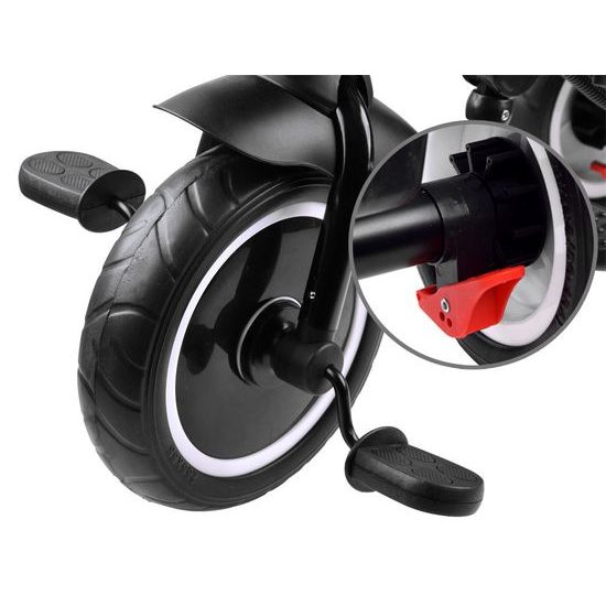 Dětská tříkolka Tiny Bike s otočným sedadlem 3v1 modrá