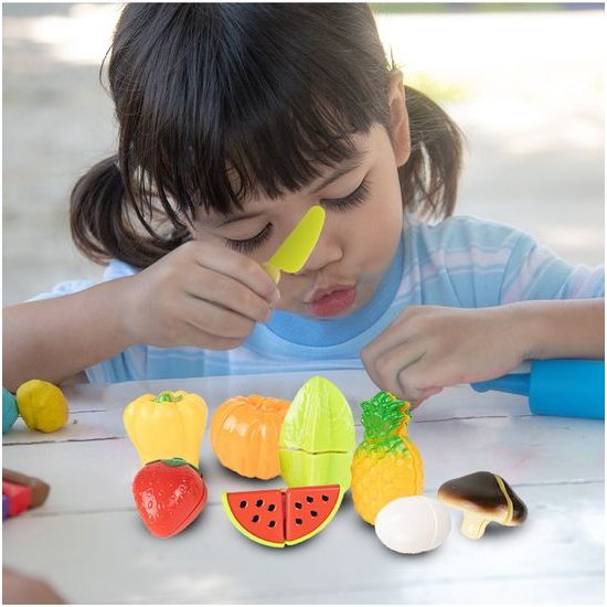 Sada zeleniny a ovoce na krájení s příslušenstvím Cut Qiele