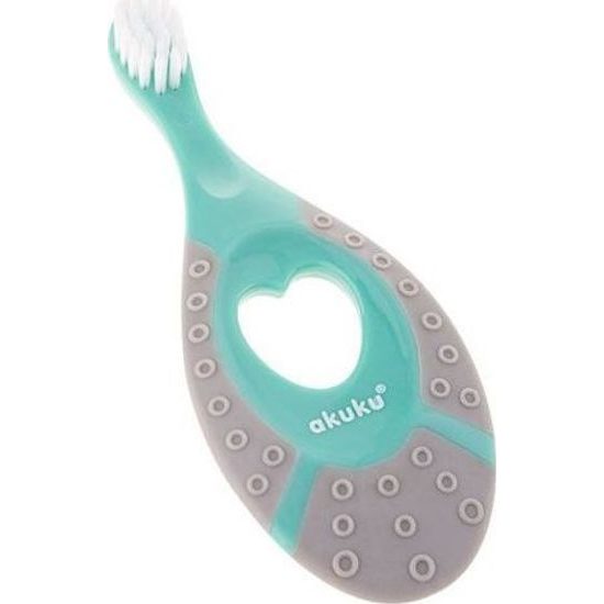 AKUKU Silikonový zubní kartáček, mátový