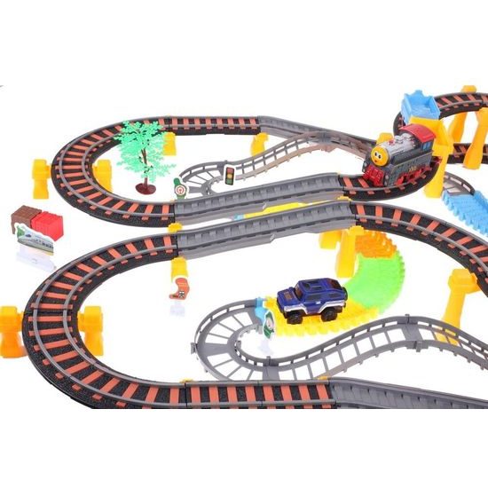 Dětská vláčkodráha se zvukem Cartoon Trail 192 součástí