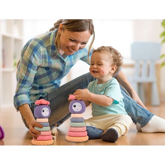 Senzorické kostky pro nejmenší Soft Jenga