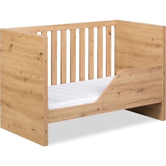 Dětská postýlka se zábranou Klups Amelia dub