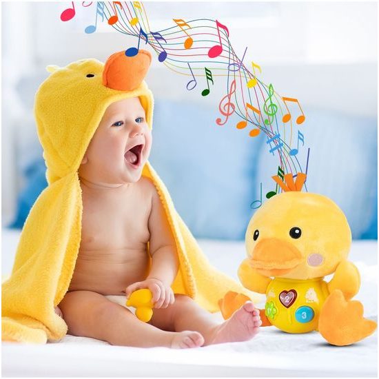 Interaktivní plyšová kačenka na baterie Magic Duck