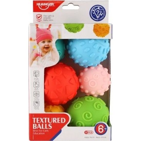 Gumové míčky s texturou