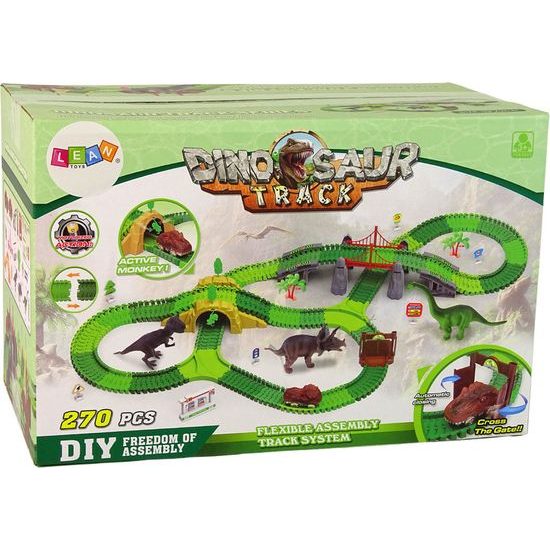 Dinosauří dráha s příslušenstvím 270 ks