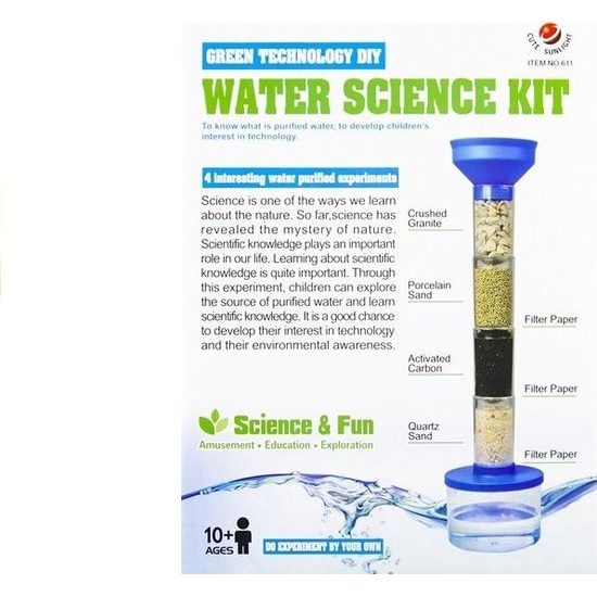 Experimentální sada pískové filtrace vody