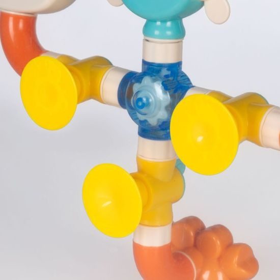 Delfínek s krabem a kolovrátkem pro děti do vany Tubs Dolphin