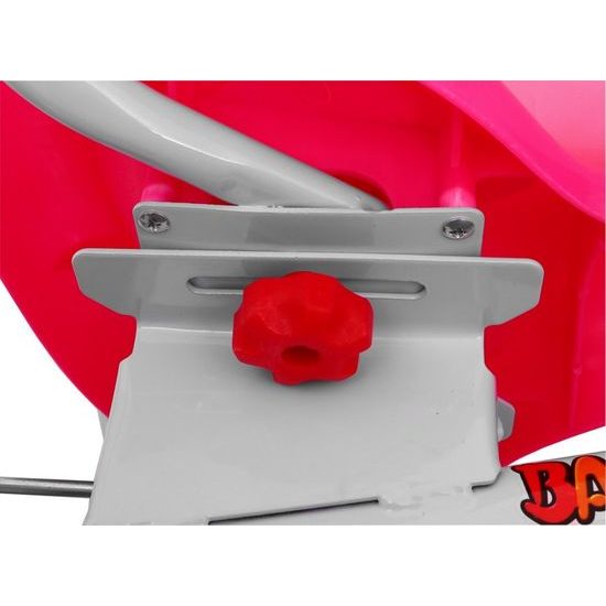 Dětská tříkolka s vodící tyčí Slon růžový