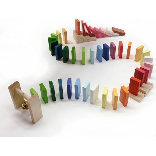 Dominová dráha se zvonečkem 95ks