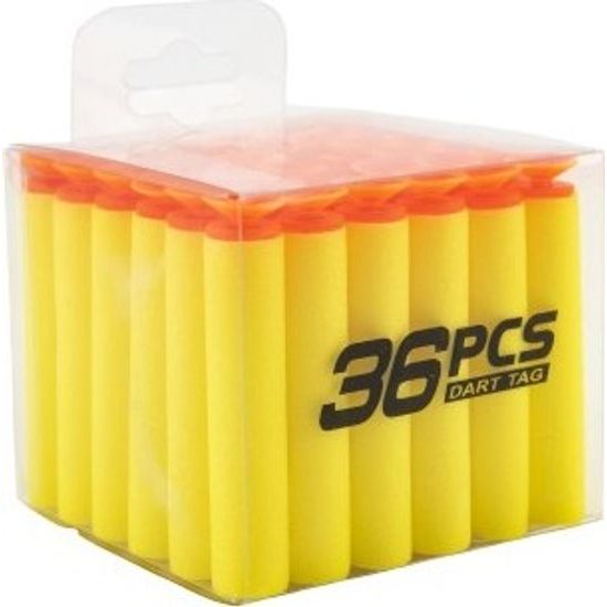 Náhradní pěnové náboje do pistole 36ks s přísavkami - mix 4 barvy