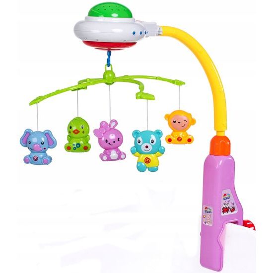 Doris kolotoč nad postýlku s projektorem Crib Bell