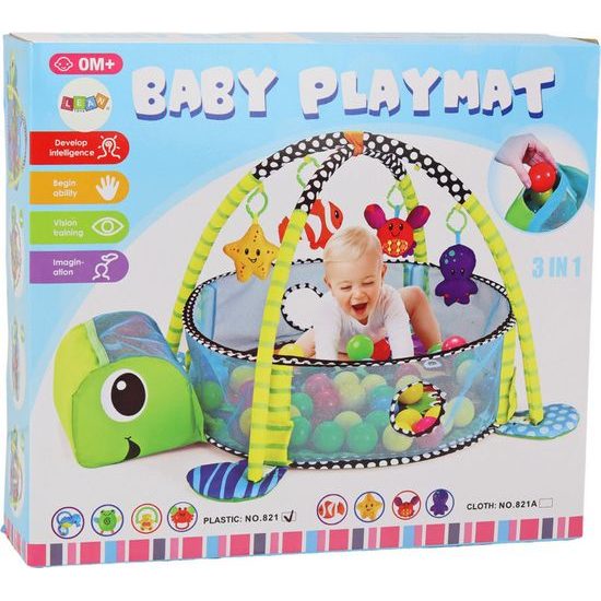 Dětský suchý bazén 3v1 želva