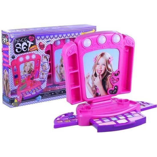 Kosmetické zrcátko a oční stíny