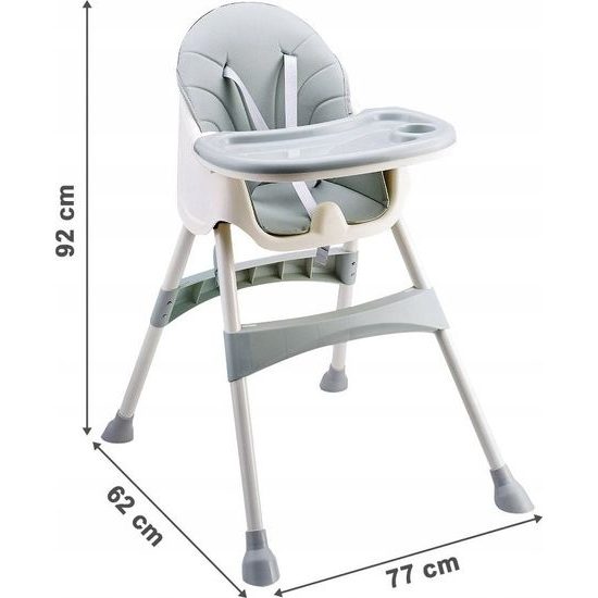 Ecotoys jídelní židlička 2v1 Azzure HC823