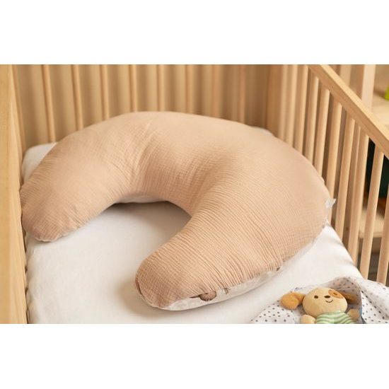 Kojící polštář Lesní zvířátka, meruňková