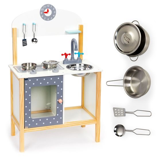 Ecotoys dětská dřevěná kuchyňka Little Chef