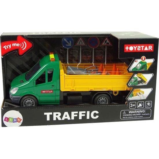 Silniční auto s příslušenstvím na setrvačník