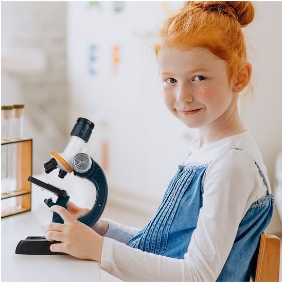 Dětský mikroskop na baterie s propojením na telefon Optic Microscope