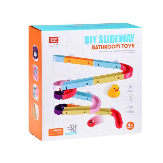 Dětská kuličková dráha do vany Kačenky 44 dílků