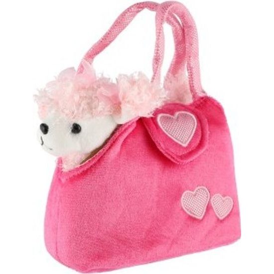 Pejsek v růžové kabelce