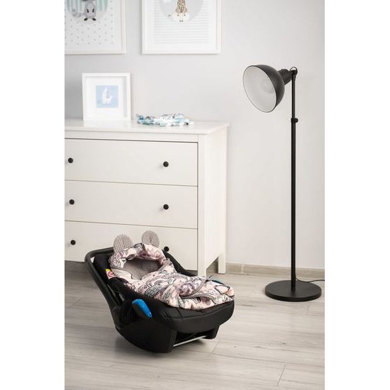 Sensillo Zavinovačka do autosedačky wafel růžová grafity