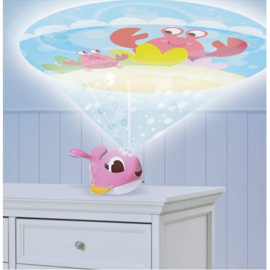 Tiny Love cestovní projektor Suzi velryba růžová