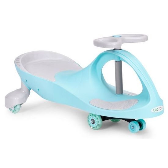 Ecotoys gravitační odrážedlo se svítícími koly Spinner - modré